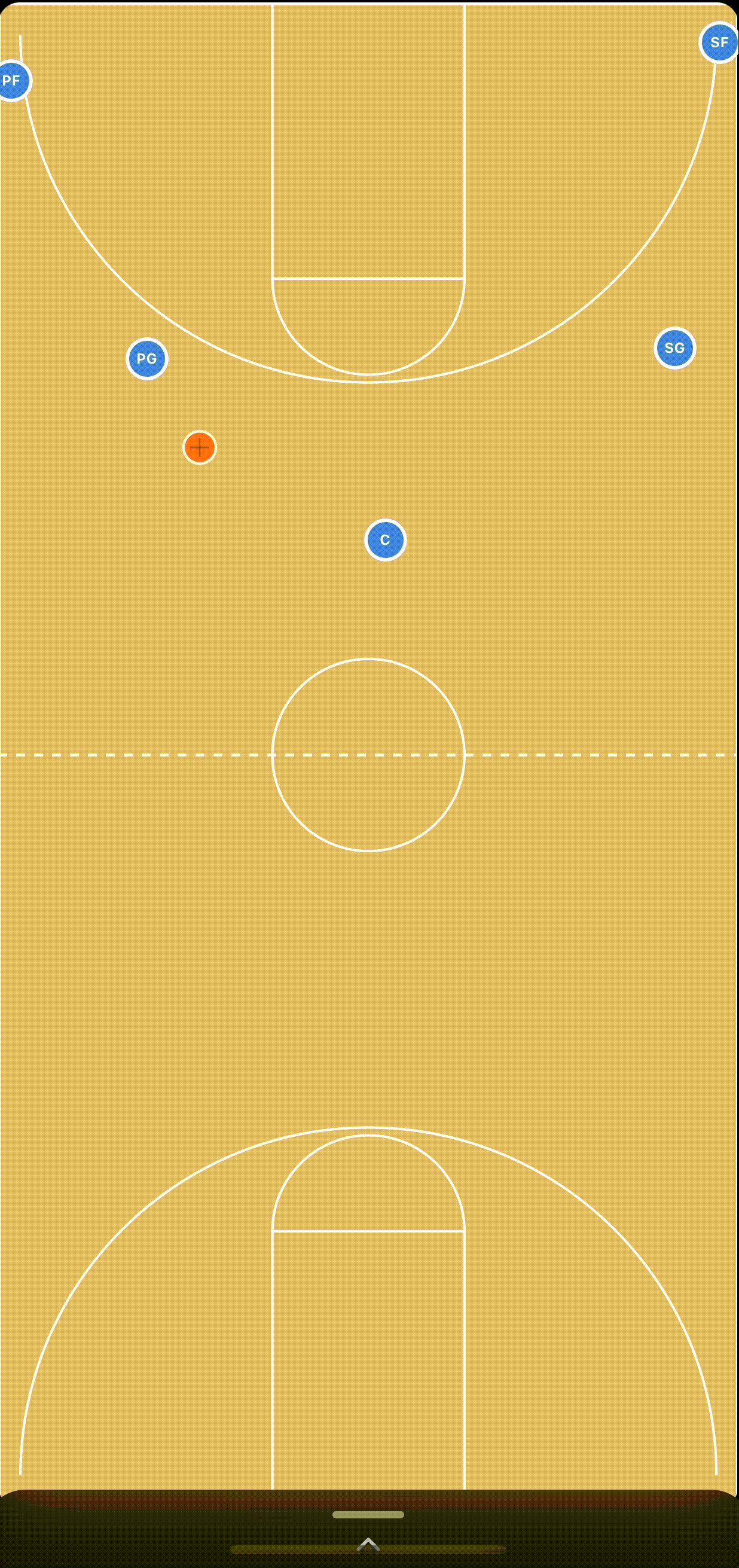 LockerRoom basketball play animation