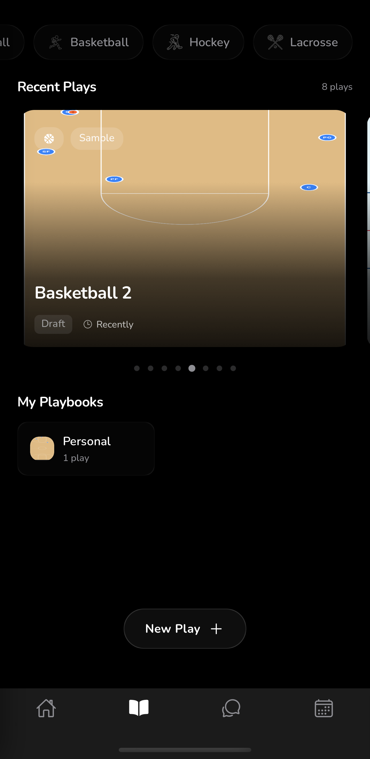 LockerRoom basketball playbook screen